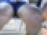 【10代生足】吉高由里子似JK体育祭でムレムレくつしたと白ムチふとももの神コラボw wおまたガバッ！臭っさ！だがそれがいいw w
