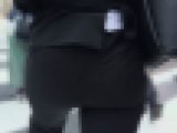 歩行記録0163「ぴしっと決めたリクルートスーツ女子のエロいむにゅ尻」