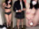 学校帰りに恥ずかしながら脱いだ綿パンJKに身体検査しました。