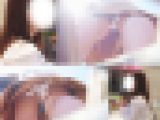 側溝に潜ってパンティ激写！バス停待ちＯＬ　あどけない白パンティ