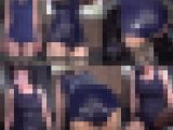 スクール水着を着たままで露天風呂入浴（1）学販旧スクール水着