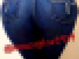moussyデニムで尻コキ??精液搾り取る動画??