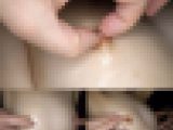 【再販】おやすみ中のベッドルームに侵入して貧乳つるぺったんのレアな芸術的ちっぱいをいじくり倒す