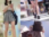 顔良しスタイル良し！色白私服スーパーJKちゃんの美脚を堪能する動画