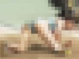 【再販】AIR_0001_03 美人水色ユニ選手三段跳ジャンプ全６回をスーパースローで！