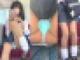 【再販】既に大人の色気を持っている美脚ちゃんスケスケ編、撮影バレ[Train][逆さ][顔出し][４K][特典あり]