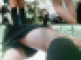 【ドキドキ】キュロット短パン女子2人組の生脚をいろんな角度から眺める動画