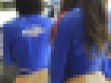 3人組トークショー中ハミ尻にフル勃起！2017オートサロン【動画】イベント編 3642と3679セット販売