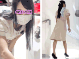 高級ディーラーの超絶美人受付嬢さん…キワッキワのTバックにやられました…