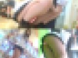 なになにー！もしかしてノー●ン？？？と思わせるほどのめっちゃセクシーな純白レースTバックをGET！ゲーセンではしゃぐKちゃんのセ