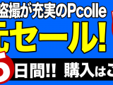 Pcolle　50%　ポイント還元セール