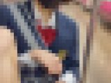 JK盗撮日記143　スタイル抜群のあの子が再び登場！！元派手髪の激カワ美脚JKを電車内とトイレ内で盗撮【※完全主観27分超撮影】