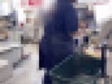 【スーパー店員のメガトン尻】これぞデカ尻！黒スキニーのメス豚ケツに勃起がおさまらないw　その9【4K】