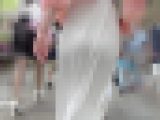【FHD高画質】 柔らかマキシワンピ　ライン付き