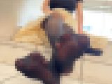 美人OLさん黒パンスト足裏とつま先＆足指クネクネが上手すぎ動画