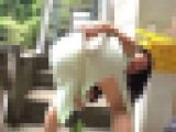 【再販】デカ尻×タイトワンピの透けパンの奥さまに誘惑され…エロボディをクネらせ勃起を誘発・勃起チ●ポに興奮してねっとりフェラ・ケツも乳も