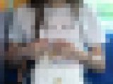 【10月14日まで顔モザなし】ハイパー美人!!!!足長でデルタゾーン広くて丸見えなデニムミニＴバック[4K動画][顔出し][ドア