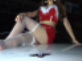 【再販】超エロかわいいアイドル系キャンギャルが車にのってパンチラ全開