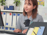 @uショップ 都内某店舗 スタイル抜群童顔お姉さん 休憩中ハード生ハメ