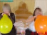 22cocomiさん、かおりさんの風船遊び