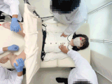 主治医と研修医による禁断のセクハラ検診1-2膣検査で研修医が美巨乳揉みしだき集団で大暴走【爆乳/施術】