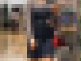 【2人セット】10代と20前半 金髪ギャル2人逆さ撮り