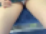 股間丸出し痴女をねっとり接写