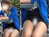 【再販】盗撮がバレた美人ギャルの無防備大開脚パンチラ盗撮動画