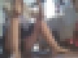 ★制服生パンＭ字でシャコシャコ歯磨き★