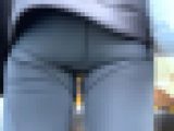 【４K・高画質】#12 ジム帰りレギパン女子の後をピッタリマーク！ムチムチ美尻を追跡