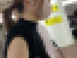 【横からの眺め295_ちっぱいver】メガネが似合う色っぽいＯＬのカワイイちっぱい