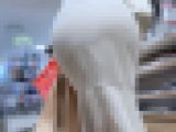 【４K・高画質】#14 清楚系ベージュワンピJDさんの隠しきれない安産型ヒップに視線釘付け