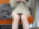 【再販】【年末年始のみ限定販売】超清楚系美人のミニニットワンピ、自分でめくってしまって丸見え[4K動画][顔出し][ドアップあり]