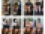 4名のJK風制服美女のエロ過ぎる対面ミニスカ生脚394