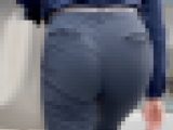 【再販】《４K・高画質》 No.1067「一番イヤラしいタイプの柔尻！全身ネイビーカラーで染めた美巨尻OL」