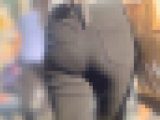 超Sクラス女のセクシー美巨尻＋美乳！王道スキニーデニムにパツパツのエロ尻をムニュらせて♂を挑発！ 下品なデニム女 編