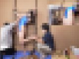ギリギリのハイレグ水着の恥ずかしさがぶっ飛ぶくらい悶絶ワハハの状況に我を忘れたお姉さん（完全オリジナル）