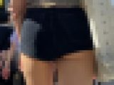見て見て！！ホットパンツからはみ出る尻肉セット(/ω＼)