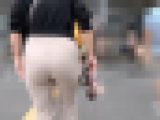 【4K高画質】インバウンド来航！迫力のベージュパン