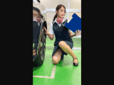 KP●Pアイドル風の可愛いディーラーのパンティを隠し撮りしてビヤクをのませた後に生ハメ生中出し