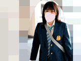 （全顔出）美人JKがモロハミまんパンツ履いてたりお尻もみもみ挑発してきた