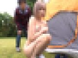 【再販】デカパイ美尻の美人ギャル妻がキャンプ場で全裸放置させられていたので…エロ乳エロ尻に我慢できず中出しSEX