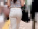 【4K高画質】お昼休みの白ピタOL