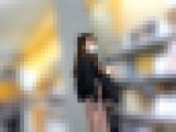 【４K・高画質】#48 ベージュニットワンピ女子のムッチリマシュマロボディを追いかける