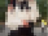 マスク外し?完全顔出し?超超ミニスカ地雷系でぱんちら＆胸ちら散歩?